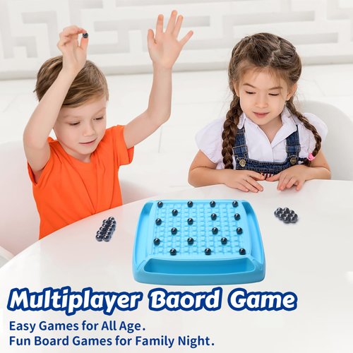 Magnetic Game Chess, Fun Family Magnet Chess Game with 28pcs Stones, Magnet Chess Board Game for Kids and Adults, Magnetic Game Gifts for Boys & Girls, 2-4 Players