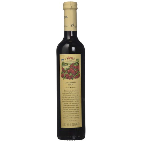 d'arbo All Natural Lingonberry Fruit Syrup, 16.9 oz