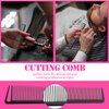 Patelai Hair Comb Set, 8 Pieces Rat Tail Combs, Teasing Combs, and Hand-held Alligator Clips, Carbon Fiber & Metal, for Hair Stylist, Braiding, Hair Women Girls, Daily Use