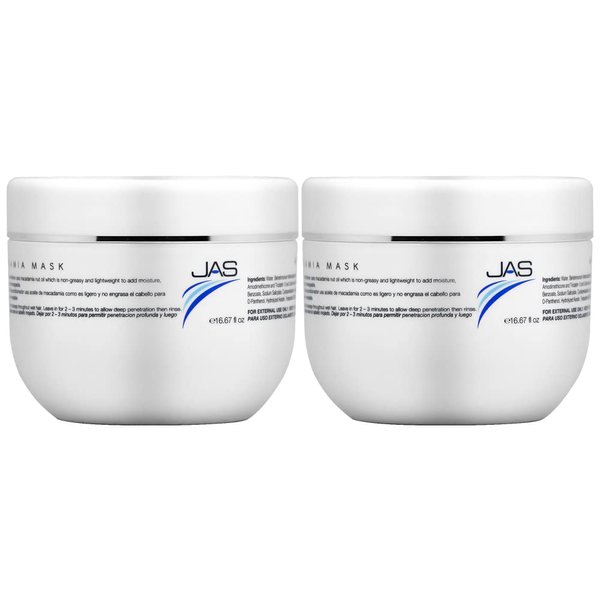 JAS Macadamia Hair Mask 16oz (Pack of 2)