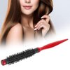 Roller Comb for Men and Women Nylon Round Salon Hair Styling Brush Comb for Blow Drying Curling Straightening(0.6in)