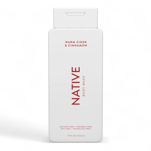 Generic Native Body Wash - Warm Cider & Cinnamon - Seasonal | Sulfate Free - Paraben Free - Dye Free - Naturally Derived Clean Ingredients Leaving Skin Soft and Hydrating - 18 Fl Oz - Pack Of 01