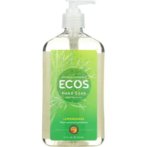 Earth Friendly Products Liquid Hand Soap, Lemongrass (6x17 Oz)