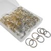 200 PCS Hair Braid Rings Hair Hoops Braid Hair Clip Accessories for Women and Girls Dreadlocks, 2 Color(Gold and Sliver)