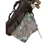 Microfiber Golf Towel - Thin Green Line Military Camo American Flag Graphic Golf Towel with Carabiner