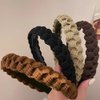 WOVOWOVO 4 Packs Braided Headbands for Women Girls Wide Hairbands Non Slip Fashion Head Bands for Women’s Hair Twist Headband Thick Solid Color Hair Accessories