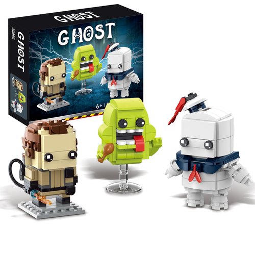 Halloween Ghost Action Figure Building Set Compatible with Lego for Adults,Busters Horror Present for Fans, Home Decor,Christmas Toys for Kids