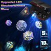 CooAoo Light Up DND Dice Set, Wireless Rechargeable Glowing Dice with Charging Box, 7 PCS Electronic Dice Set, LED RGB Polyhedral Role Playing D&D Dice for Dungeons and Dragons PRG MTG Games