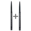 ONarisae eyeliner pencil retractable eyeliner creamy pigmented smudge proof eye liner pen 2Pcs Shimmer Black