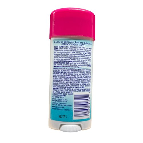 Nair Bikini Cream Glides, 16.5 Ounce, 4 Pack - Hair Removal Cream for Bikini Line, Effective on Coarse Hair, 100% Natural, Unisex