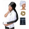 Hair Dryer Bonnet with Hair Plopping Net,Hair Drying Bonnet for Blow Dryer,Portable Home Deep Conditioning Hair Care Hot Cap，Speed Up The Drying