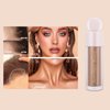 Liquid Contour,Liquid Highlighter, Liquid Blush with Face Brush Long Lasting Smooth Lightweight Smudge Proof Contour+Blush+ Highlighter