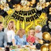 40 Inch Number 2025 Balloons Gold, Giant Foil Mylar Helium Balloons for 2025 New Years Party Decorations New Years Eve Party Supplies Decoracion De Año Nuevo 2025 Graduation | Gold
