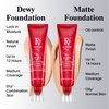 FV Waterproof Dewy Foundation with Natural Finish, Lightweight & Buildable Coverage, Long Lasting Liquid Foundation, Hydrating Foundation for Dry/Combination Skin, 30g, Nourishing Beige