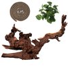 Hamiledyi Reptile Driftwood Decoration Natural Coral Driftwood Branches for Aquarium Reptiles Trunk Log Ornament Bendable Jungle Climbing Vines Decor for Bearded Dragon Lizad Amphibian Fish Tank