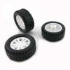 10pcs Toy Car Wheels 20mm Rubber Tire for DIY Model Accessories