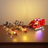 Kyglaring LED Lighting Kit Only - Lights Set Designed for Lego Holiday Santa's Sleigh Exclusive Building Kit Set - Without Lego Set (Classic Version)