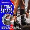 Rip Toned Performance Wrist Straps For Weightlifting - 23" Weight Lifting Straps for Men, Women (Padded) - Cotton Gym Wrist Wraps for Deadlift, Strength Training, Powerlifting, Bodybuilding