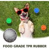 petizer 6 Pack 2.5” Squeaky Dog Toy Balls, Floating Dog Pool Balls, Spiky Dog Balls, Durable Interactive Fetch Toys for Puppy, Dog Chew Toys for Teething (2.5", Small Dog)
