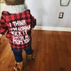MERSARIPHY Toddler Baby Plaid Jacket Baby Boy Girl Button Down Shirt Tops Fall Winter Coat for Kid (Red Plaid, 6-12Months)