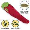 Cosmic OurPets 100-Percent North American Catnip Filled Chili Cat Toy-Hot Stuff (Interactive Cat Toy, Catnip Toys for Cats, Cat Chew Toy, Catnip Toys)