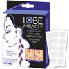 Lobe Miracle- Clear Earring Support Patches - Earring Backs for Droopy Ears - Ear Care Products for Torn or Stretched Ear Lobes (60 Patches)