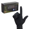 Dynarex Black Arrow Disposable Latex Exam Gloves, Powder-Free, For Healthcare, Law Enforcement, Tattoo, Salon or Spa, Black (100, Medium)