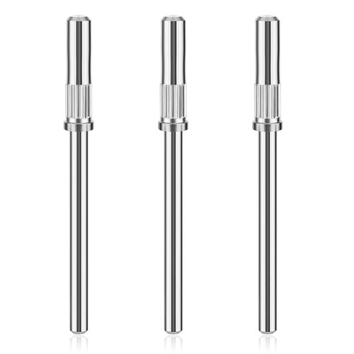 3Pcs Nail Drill Bit Shank Mandrel Nail Bit Russian Manicure 3/32 Inches Sanding Bands For Nail Drill Sanding Bits For Nail Drill For Nails Mandrel Bit For Nails Electric Nail File