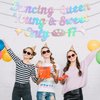 Generic Dancing Queen Young & Sweet Only 17 Banner, Iridescent Happy 17th Birthday Party Decor for Girls, Dancing Queen 17th Birthday Party Decorations, Funny 17th Birthday Party Decorations