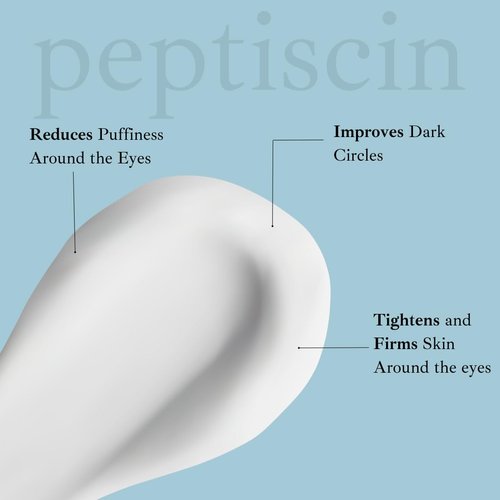 Noravite PeptiScin - Peptide Eye Cream with Hyaluronic Acid and Escin | Rich Moisturizing Dark Circle Eye Cream | Brightens and Tones - 1.01 Ounce