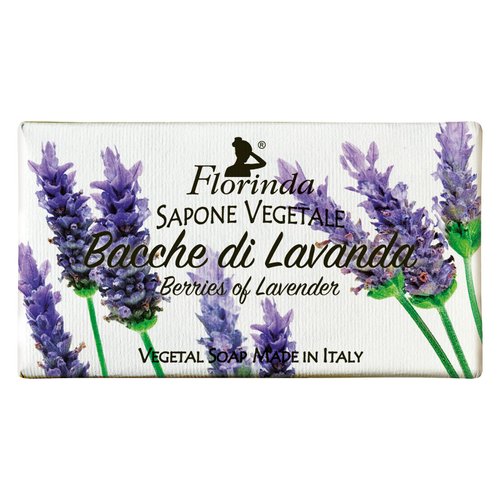 Florinda Spring Flowers Berries of Lavender Vegetal Soap Bar 100 G 3.5 Oz