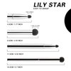 Lilystar 4 in1Makeup Sponge Under Eye Concealer Brush Brightening Eye Small Angled Mushroom Foundation Sponge Blending Concealer Brush Applicator for Face Nose Eyelids Contour Concealer Covers