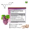 Pure Organic Elements Resveratrol 1450mg Extra Strength Formula to Promote Better Skin and Immunity with Green Tea Extract,Grape Seed Extract,Red Wine Extract and Others 90 Days Supply