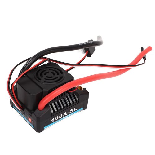 Diydeg 150A Brushless ESC, Waterproof Electric Speed Controller Compatible with Sensorless Brushless Motors with Multiple Protections, Easy Programming RC ESC for 1/8 RC Car Truck