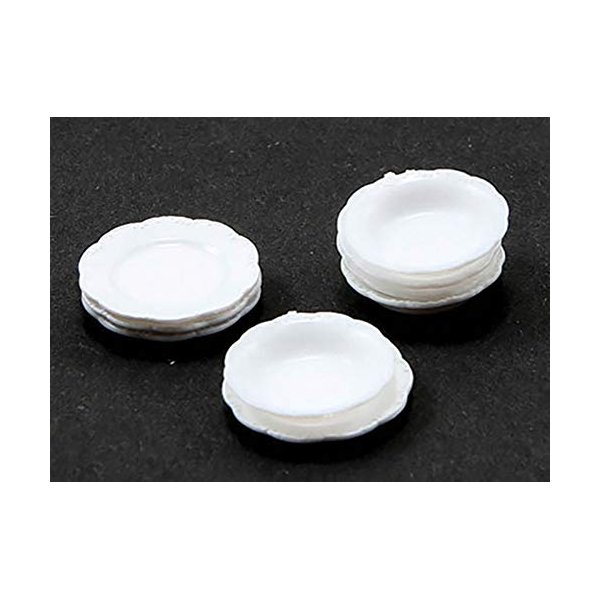 Dollhouse Miniature 1:12 Scale Chrysnbon Set of 24 Soup Bowls and Plates by Chrysnbon Miniatures