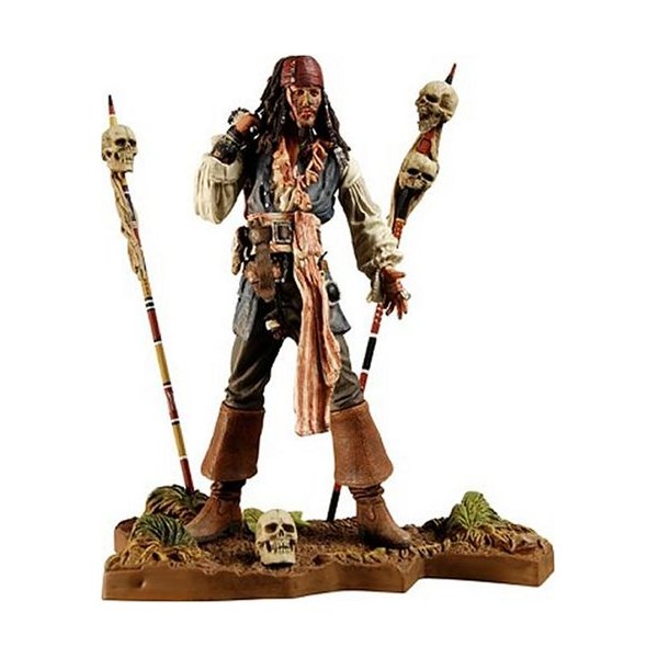 NECA Pirates of the Caribbean Dead Man's Chest Series 3 Cannibal Jack Sparrow Action Figure