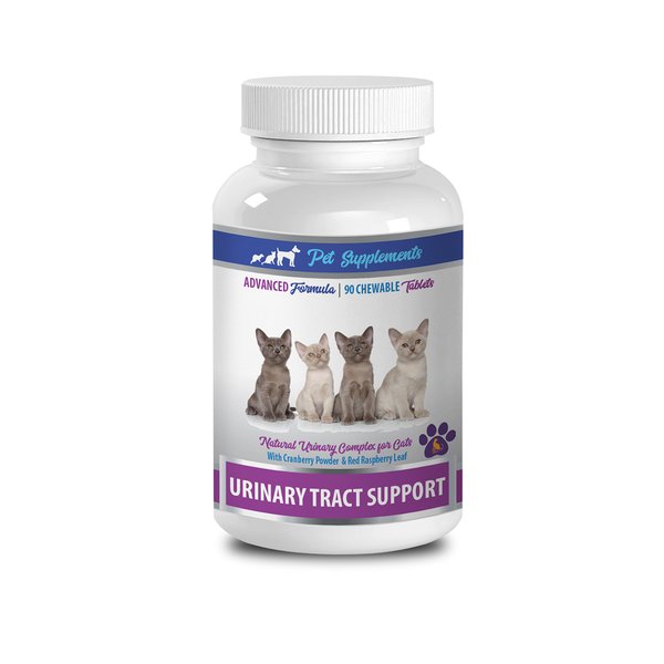 PET SUPPLEMENTS cat Urinary Diet - Urinary Tract Support - for Cats - Natural Formula - CHEWABLE - cat Cranberry Urinary - 1 Bottle (90 Chews)