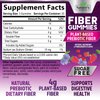 Sugar Free Fiber Gummies for Adults, Daily Prebiotic Fiber Supplement & Digestive Health Support - Supports Regularity & Digestive Health, Nature's Plant Based, Non-GMO, Berry Flavor - 60 Gummies
