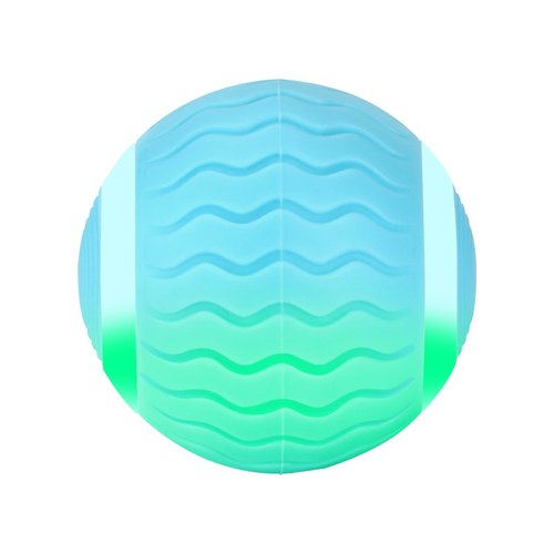 chenpeifengcpf LED Dog Balls Dog Toys, 1.8 Inch Glowing Fetch Ball, Pet Glow Ball, Outdoor Interactive Dog Toys Puppy Birthday Gifts, Glow in The Dark Ball for Dog Training (Blue)