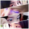ZCLYHT LED Luminous Eyelash Lamp, Flashing Fake Eyelash Night Lights, False Eyelashes Non Grafting Halloween 6 Colors to Choose From (Purple)