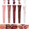 KTouler Glossy Lip Butter Tint,Moisturizing Non-stick Cup Liquid Lip Gloss,5 Color Natural Plumping Lip Tint,Mirror Toot Lip Gloss for Women
