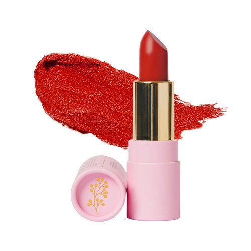 TEIA Cosmetics - Natural hydrating lipstick with mango and shea butter - 0.15 Oz (red)