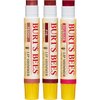 Burt's Bees Kissable Color Holiday Gift Set, 3 Lip Shimmers in Gift Box, Warm Collection in Peony, Fig and Rhubarb