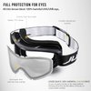 JULI Ski Goggle/Snow Snowboard Goggles for Men, Women & Youth - 100% UV Protection Anti-Fog Dual Lens(Black Frame+12% VLT Silver Len)
