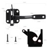 HOME MASTER HARDWARE Gate Latch for Wooden Fence Gates, Self-Locking Gate Latches, Heavy Duty Wood Door Hardware Kit for Outdoor Farm Garden Yard Pool