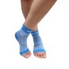 BLITZU Compression Socks for Plantar Fasciitis, Achilles Tendonitis Relief. Ankle Compression Sleeve for Heel Spurs, Foot Swelling, Fatigue & Sprain. Arch Support Brace for Sports, Gym Blue L-XL