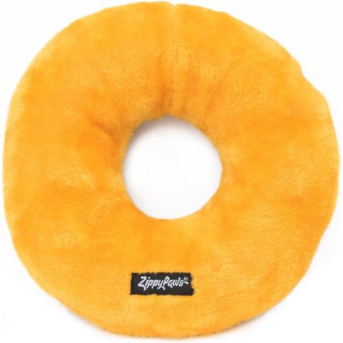ZippyPaws - Original Donutz - No Stuffing, Squeaky Plush Dog Toy - Americana, Original Size (ZP1022)