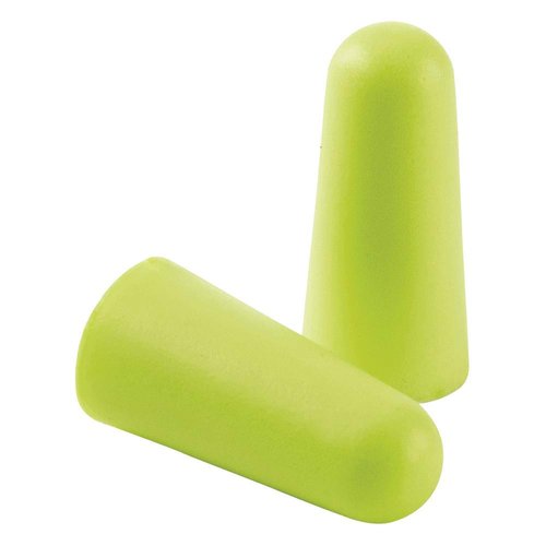 Sellstrom Disposable Uncorded Foam Ear Plugs, 32dB NRR, Hi-Viz Green (Pack of 10), S23414