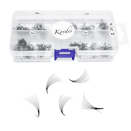 Kordes Lash Clusters – 1000pcs Lash Extension Kit – 5D Volume C Curl Lash Clusters – Handmade and...