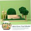 NUOBESTY 1 Set Mini Shovel Rake Farm Model Kit Vegetable Figurines Mini Model Miniature Vegetables Scene Model Out Door Decor Mini Dollhouse Decor Dollhouse Decorations Small Ornament Resin